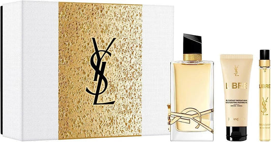 YSL LIBRE 3PCE SET EDP 90ML + EDP 10ML + BL 50ML